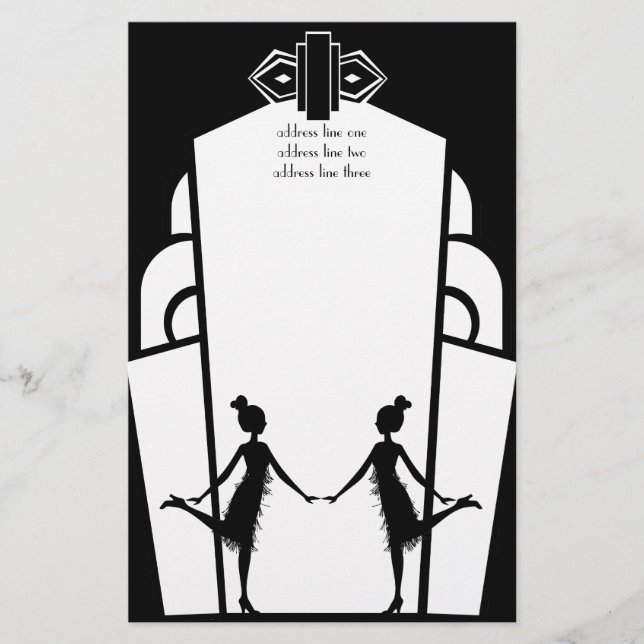 Papeterie Papiers Art déco (Devant)