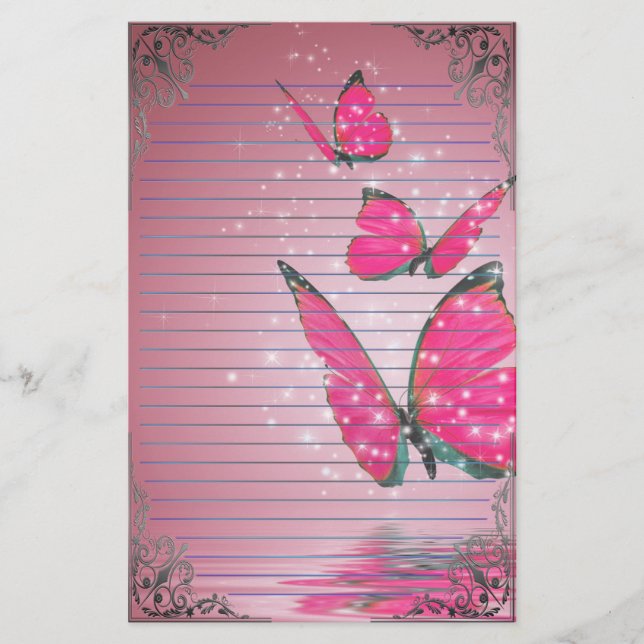 Papeterie Papillons merveilleux (Devant)