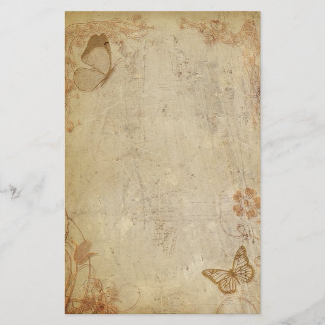 Papeterie Papillons vintages (Devant)