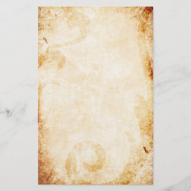 Papeterie Parchemin d'élevage avec floraison (Devant)