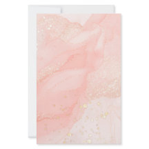 Parties scintillant en marbre liquide Orange Peach