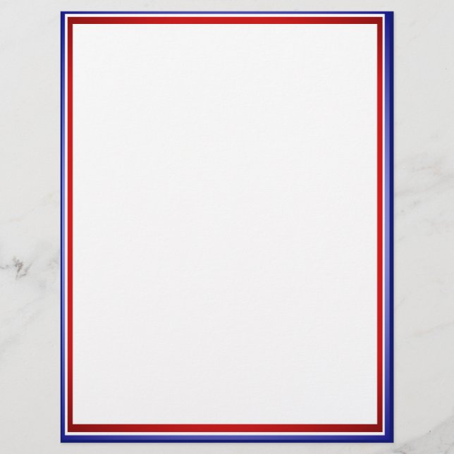 Papeterie Patriot 21,59 cm x 27,94 cm (Devant)