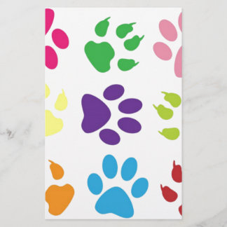 Papeterie Paws colorés pour chiens
