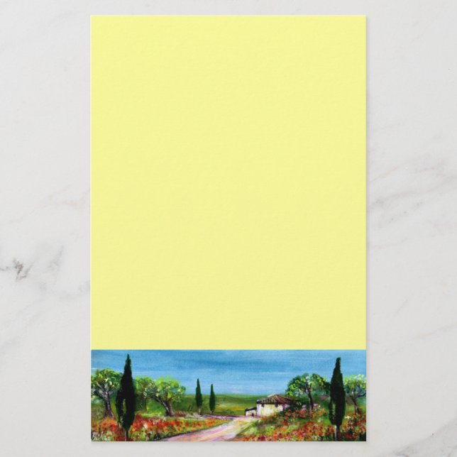 PAPETERIE PAYSAGE TOSCANE 4 (Devant)