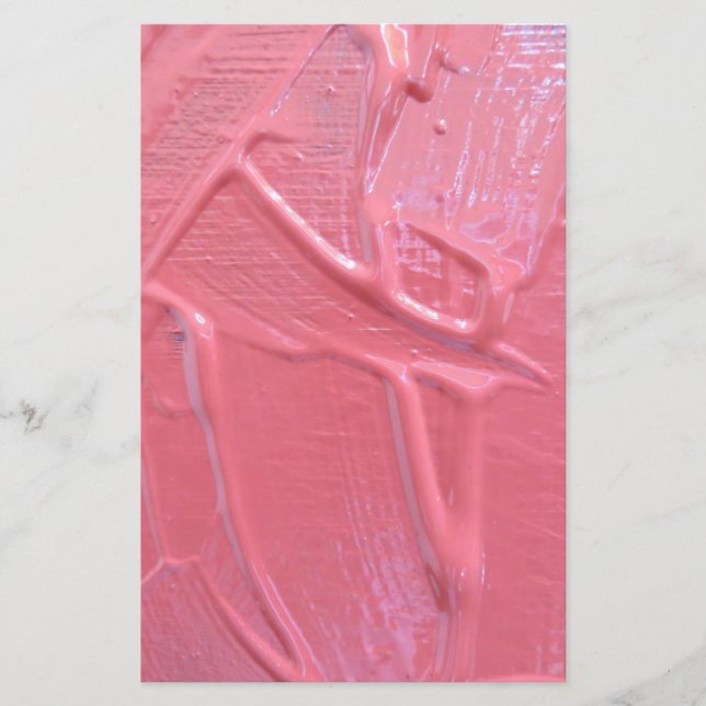 Papeterie Peinture humide goutte à goutte de peinture rose (Devant)