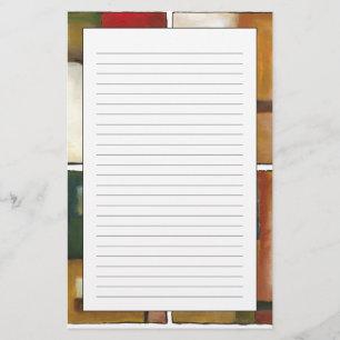 Papeterie Peinture lambrissée par quatre par Jennifer