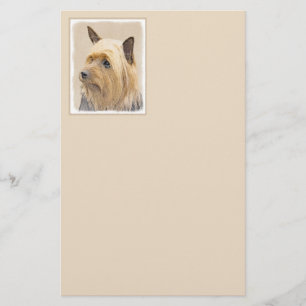 Papeterie Peinture Silky Terrier - Cute Original Chien Art