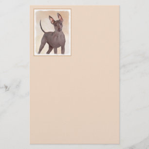 Papeterie Peinture Xoloitzcuintli - Cute Original Chien Art