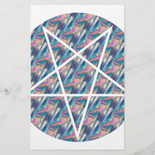Papeterie pentagramme hologramme
