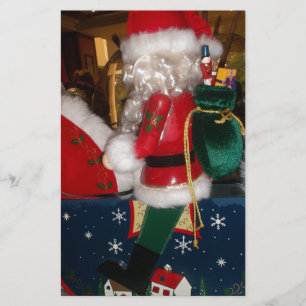 Papeterie Père Noël de Noël à cheval avec de l'art de la nei