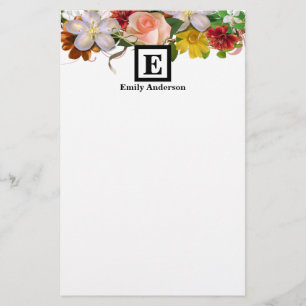 Papeterie Personnalisé Fleurs de pays
