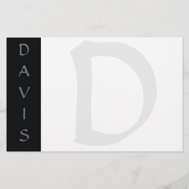 Papeterie personnalisée ou invitation (Devant)