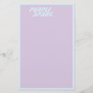 Papeterie Petite entreprise bleu violet