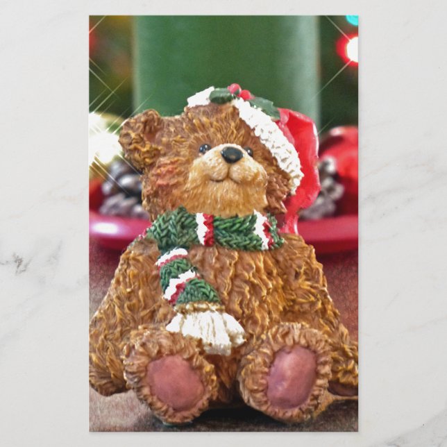 Papeterie Petits ours Noël (Devant)