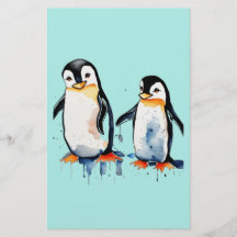 Petits pingouins mignons