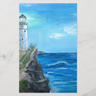 Papeterie Phare sur les falaises