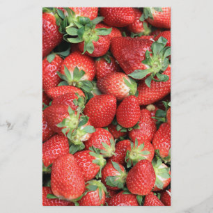 Papeterie Photo Red Juicy Strawberries