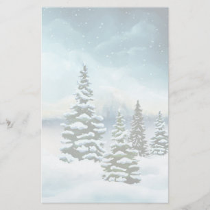 Papeterie Pittoresque Winter Wonderland aquarelle peinture