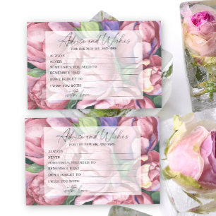 Papeterie Pivoines - Conseils et vœux pour une douche de mar