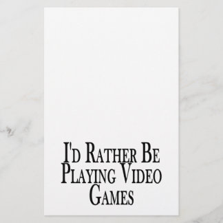 Papeterie Plutôt joue des jeux vidéo