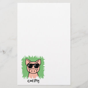 Papeterie Porc de cool de clipart (images graphiques) de
