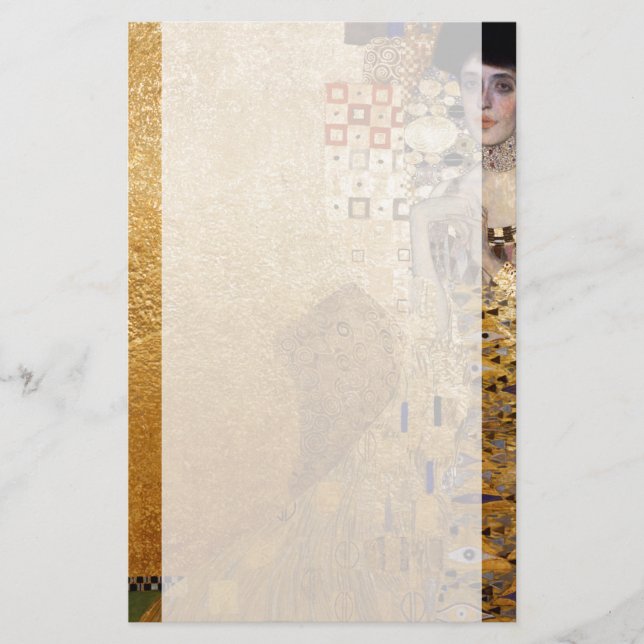 Papeterie Portrait de Gustav Klimt d'Adel Bloch Bauer 1907 (Devant)