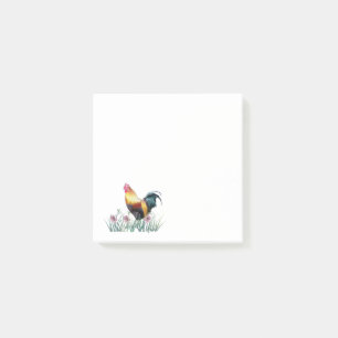papeterie post-it de coq de poulet ferme