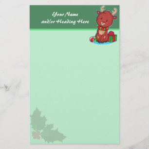 Papeterie pour bébé Reindeer