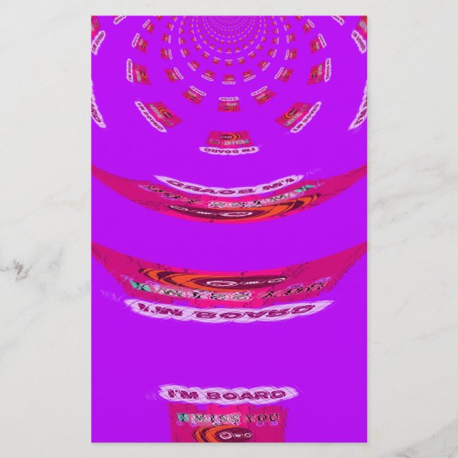 Papeterie Pour drôle, je me manque de toi (Devant)