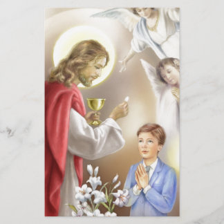 Papeterie Premier garçon de sainte communion