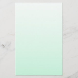 Papeterie préppy couleur printemps pastel de mer vert menthe