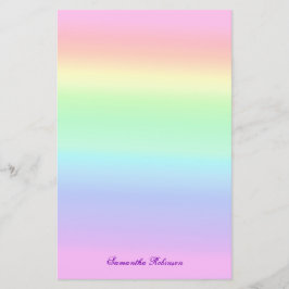Papeterie Pretty Ombre Pastel Rainbow