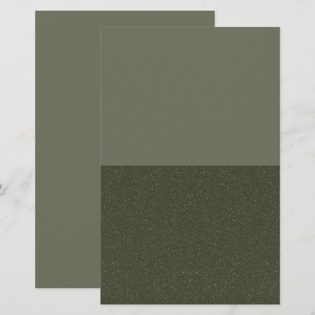 Papeterie professionnelle personnalisée bicolore v (Devant / Derrière)