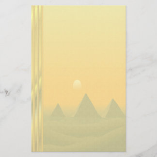 Papeterie Pyramides égyptiennes et lever de soleil - aucunes