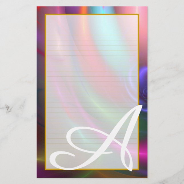 Papeterie rayée par amende des feux d'artifice III (Devant)