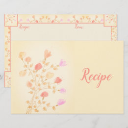 Papeterie Recette du concepteur floral mignonne