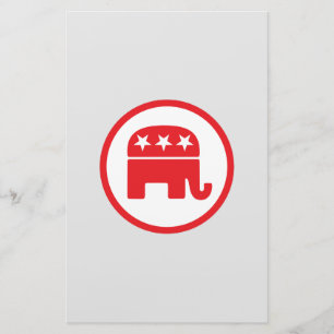 Papeterie Republican Party Political Symbol (Elephant)
