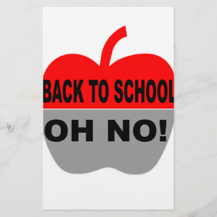 Papeterie Retour à l'école Oh non