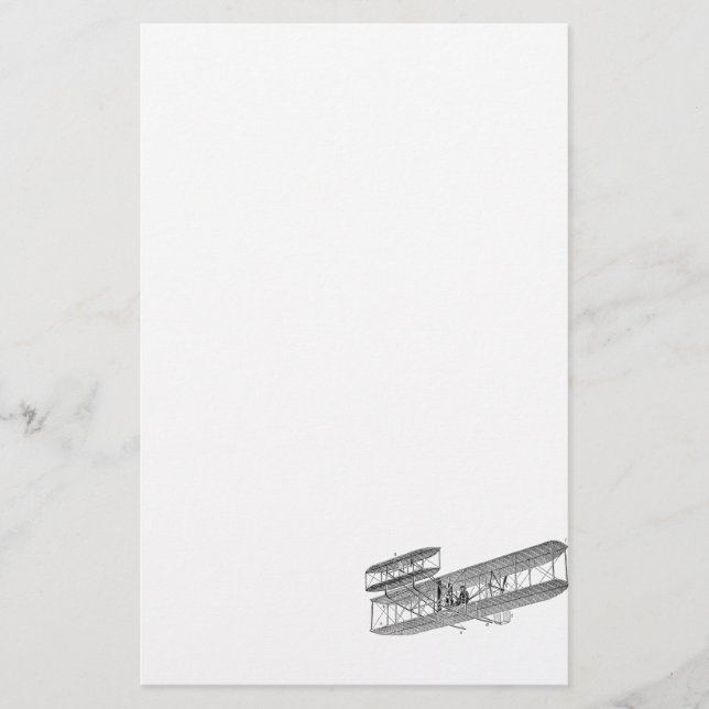 Papeterie Rétros vieux biplans d'avion de biplan d'avion (Devant)