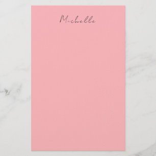 Papeterie Rose Clair Professionnel Écriture Manuscrite Class