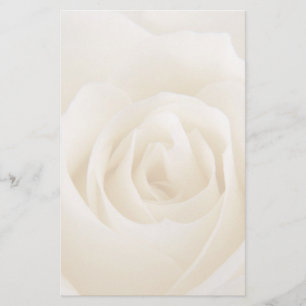 Papeterie rose de crème blanche magnifique
