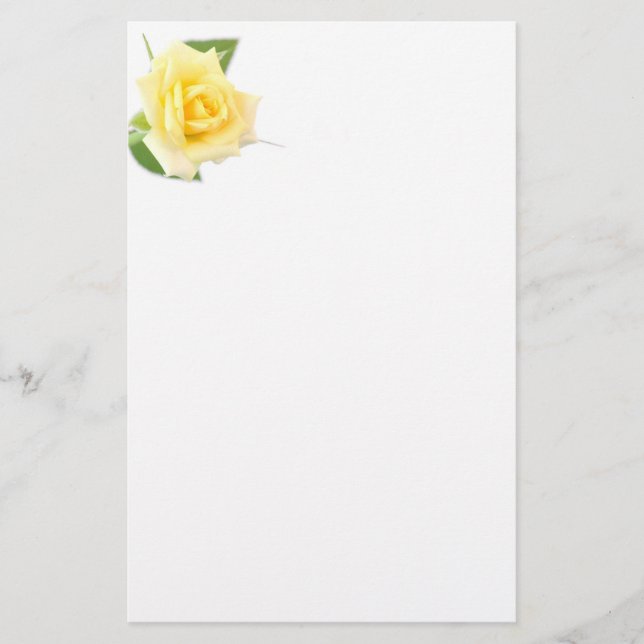 Papeterie Rose jaune (Devant)