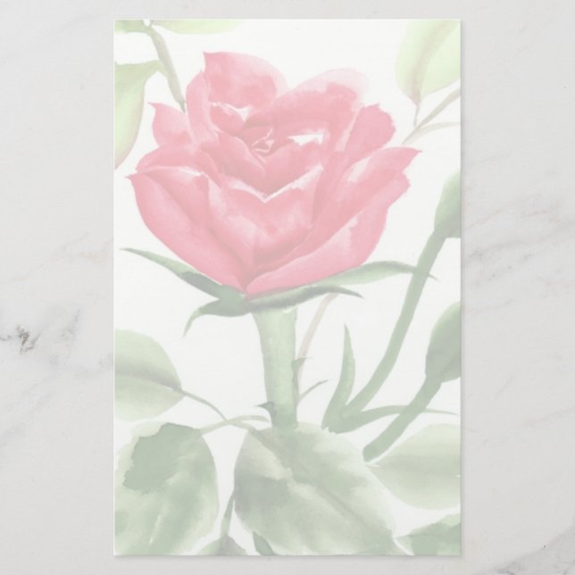 Papeterie Rose rouge (Devant)