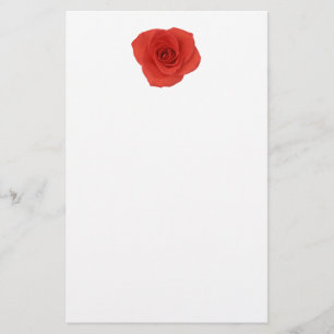 Papeterie Rose rouge