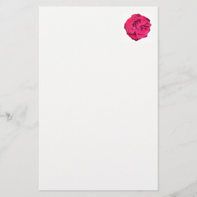 Papeterie Rose rouge (Devant)