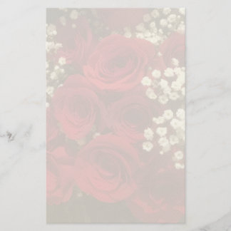 Papeterie Roses and Baby's Breath Stationery