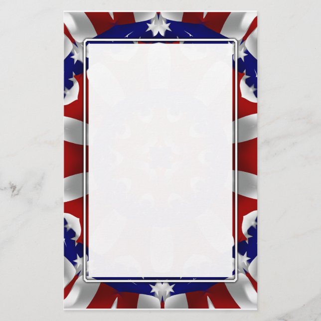 Papeterie Rouge, blanc et bleu Kali (Devant)