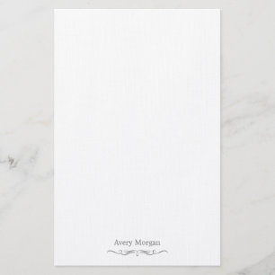 Papeterie Royal Elegance Luxury Smokey Grey Personnalisé