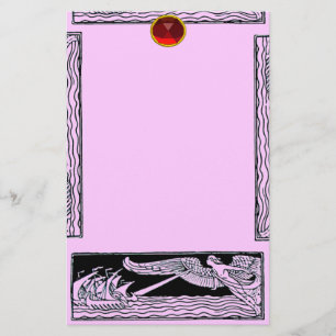 Papeterie RUBY DE VOYAGE ANTIQUE, rose
