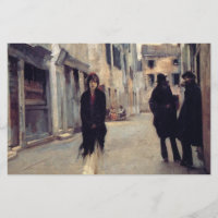 Rue à Venise (Femme élégante) (Singer Sargent)